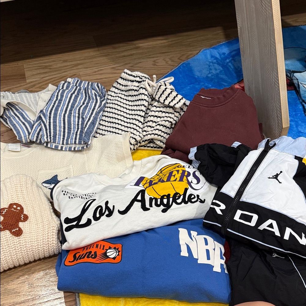 Zara, Jordan, Gap Hail Size 5T